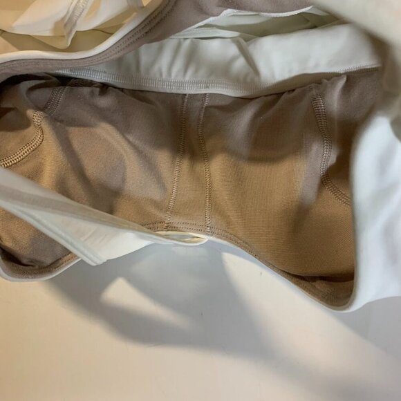 Lululemon Women's Twist Around Tank Light Support For C/D Cup White Bra Top SZ 4 - Picture 12 of 15
